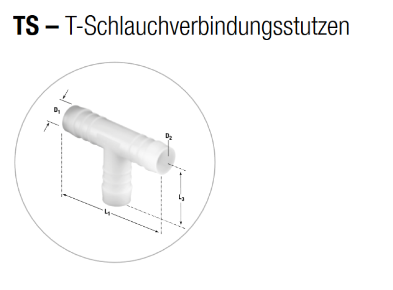 Schlauchverbinder TS Plastic (10Stk.)